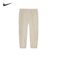 NIKE3BRAND 耐克童装排汗速干高弹长裤男女童防风侵入柔软舒适裤子 羽毛灰咖 120 /56 【身高110-116cm】