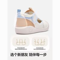 巴拉巴拉童鞋宝宝学步鞋男童女童凉鞋婴儿鞋子2025夏透气网布