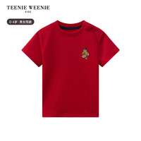 TeenieWeenie Kids小熊童装25年男女宝学院风简约纯棉T恤打底衫