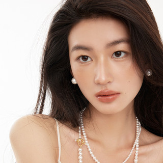 【中国黄金】珍尚银纯银耳钉女2025养耳洞轻奢高级感耳饰