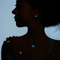 【中国黄金】珍尚银蝶光手链女轻奢小众发光蝴蝶520