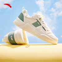 安踏胶弹丨板鞋女鞋夏季厚底板鞋显瘦增高小白鞋运动休闲鞋子 泥沙灰-2 36.5