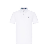 Navigare意大利小帆船短袖POLO衫男士薄款透气夏装弹力速干休闲宽松体恤衫 漂白 M /48