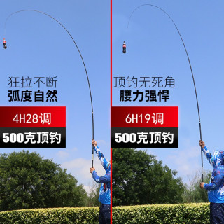 竹将 高碳素超轻超硬 3.6m 6H 手竿