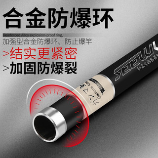 竹将 高碳素超轻超硬 3.6m 6H 手竿