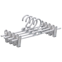 葆氏裤夹裤架无痕防滑裤子衣架可伸缩调节晾衣架裙夹连挂衣柜收纳夹子