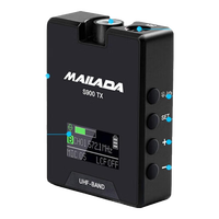 麦拉达 mailada S900二代无线麦克风领夹式收音麦手机电脑直播小蜜蜂设备单反摄相机采访专业录音话筒收音器 【双人收音】S900PROⅡ一拖二 官方标配