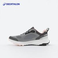 迪卡侬跑步鞋2025年男女JF190grip抓地止滑包裹缓震公路越野运动鞋 黑粉【女款】 37