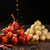 京觅洪湖鲜冻小龙虾尾去虾线净重源头直发 包邮