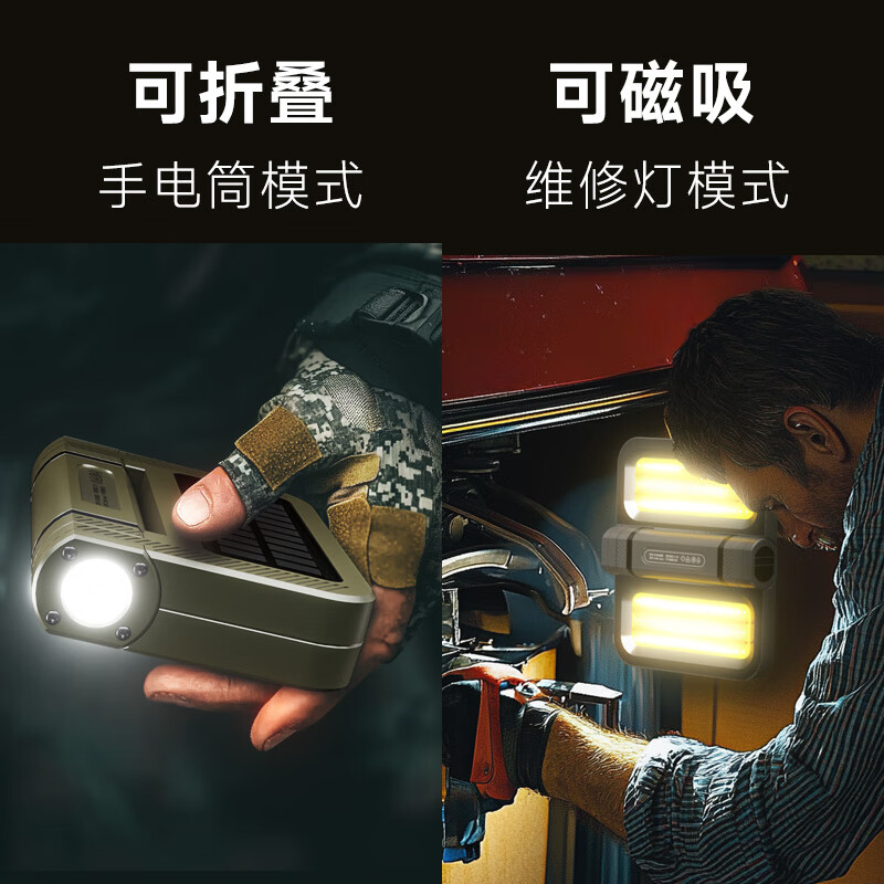 LEM户外露营灯充电超长续航太阳能应急灯家用停电备用神器照明灯 E50加强版＋三脚架＋收纳包