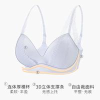 3D软支撑小胸聚拢不空杯无痕舒适上薄下厚蕾丝内衣女文胸无钢圈
