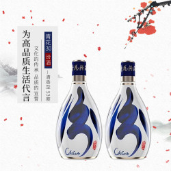 汾酒 青花30复兴国际版 53%vol 清香型白酒 500ml*2瓶