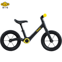 柒小佰 儿童滑步车A1平衡车儿童无脚踏单车男女童车2-6岁宝宝滑行车 充气轮 小黄