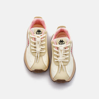 Kappa卡帕童鞋2025春秋儿童时尚百搭跑步鞋轻便男女童运动鞋 米粉/四季款 38码