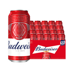 百威英博 ABInbev 百威 ABInbev 百威英博 经典红罐拉格啤酒 450ml*20听