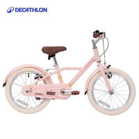 迪卡侬 DECATHLON 儿童自行车16寸单车宝宝女孩童车OVBK 粉色 16英寸 单速