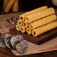 Totaste土斯夹心鸡蛋卷办公室零食饼干独立包装