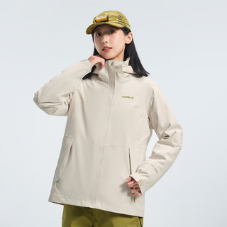 探路者 24秋冬女士羽绒冲锋衣 防风防水保暖 三合一户外服
