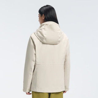探路者 24秋冬女士羽绒冲锋衣 防风防水保暖 三合一户外服