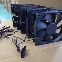 无灯机箱风扇 静音散热机箱风扇 12V机箱风扇 12*12*2.5 家用办公