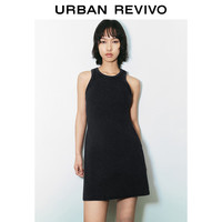 UR2025春季新款女装时尚设计感休闲修身无袖连衣裙UYY750044