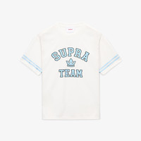 SUPRA 夏季街头美式休闲LOGO圆领短袖T恤