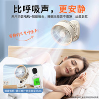 【2025空气循环扇】静音夹式小风扇usb桌面小型迷你便携式充电超强力电风扇随身宿舍床上办公室婴儿f