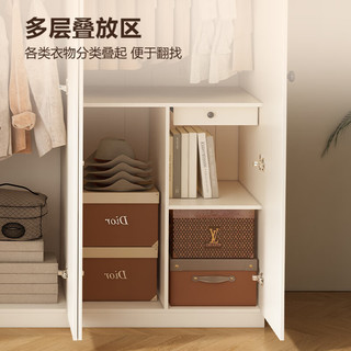 圣象家居简约衣柜现代大衣柜卧室衣柜家用柜储物柜三门衣柜