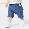 巴拉巴拉宝宝裤子婴儿裤子男童休闲裤女童短裤2025夏季时尚萌209225110202