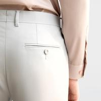 【纯羊毛】西裤男士通勤商务正装结婚礼服修身直筒裤子