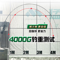 猛攻猛攻突击鲢二代鲢鳙轻量大物竿鱼竿手杆超轻超硬钓鱼竿台钓竿 10m 突击鲢二代【大物常用尺寸】