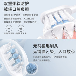 neward 适配小米电动牙刷头6支装，替换T300/T302/T500/T100/T200米家通用