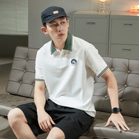TONLION/唐狮 撞色领 男士polo衫