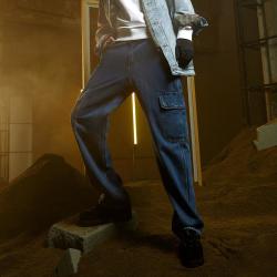 Levi's 男士568宽松直筒牛仔裤
