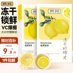 贡苑 冻干柠檬片 100g