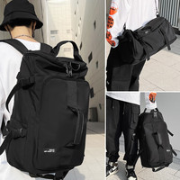 蒂梵森 DRFSON 旅行包男大容量双肩包干湿分离运动背包手提单肩书包男斜挎包 黑色