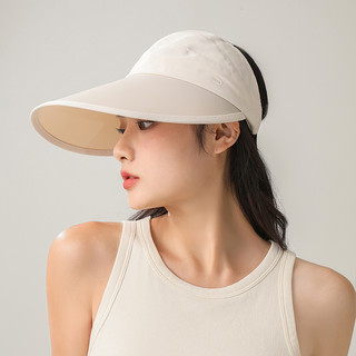 空顶帽女款夏季防晒帽防紫外线户外骑行运动大帽檐遮阳太阳帽子