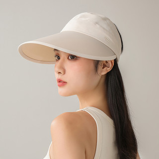 空顶帽女款夏季防晒帽防紫外线户外骑行运动大帽檐遮阳太阳帽子