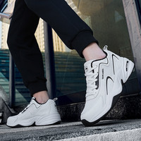 西域骆驼男鞋跑步鞋春季轻便休闲徒步鞋户外运动鞋男005W白色40