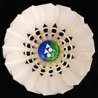 YONEX尤尼克斯羽毛球AS9号羽球耐打业余比赛训练 原木色 12只装