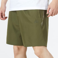 Adidas阿迪达斯短裤男裤运动裤跑步训练透气五分裤HE9935 绿色 M