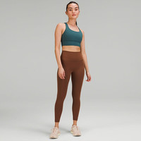 露露乐蒙lululemon丨Energy 女士长款运动内衣 芯吸 LW2D86A 绿碧石 XXS