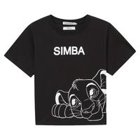 美特斯邦威MTEE迪士尼狮子王潮流大图案女款短袖夏季印花短袖T恤