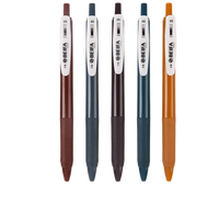 贝发0.5mm子弹头水笔高颜值学生考试专用刷题签字 复古按动中性笔