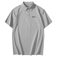 Jack Wolfskin/狼爪 吸湿速干 男士POLO短袖T恤