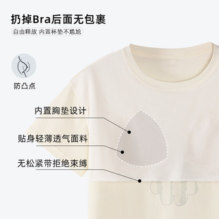 自带胸垫一体纯棉睡衣女款2025夏季薄款三件套服家居服春秋款