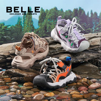  BeLLE/百丽 透气防滑 儿童运动凉鞋
