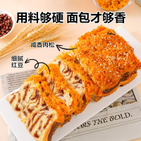 良品铺子 代餐面包红豆肉松吐司520g