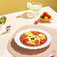 小熊驾到番茄肉酱意大利面家用儿童速食意面超值装280g*3袋