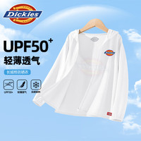 DICKIESDickies童装儿童防晒衣女童upf50+冰感皮肤衣男童凉感百搭薄外套 白/DK红标K+DK红蓝标小中上B 120 【体重37-45斤】